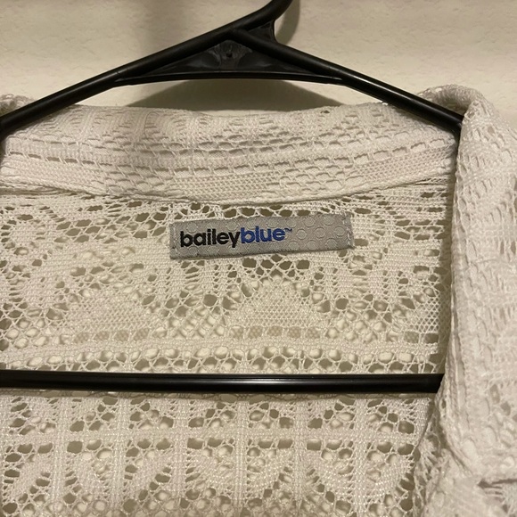 Crocheted White Summer Dress - Picture 2 of 2